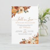 Herabsetzung der Liebe rustikale Blütendusche Einladung (Stehend Vorderseite)