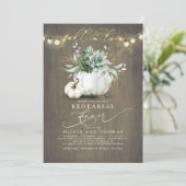 Herabsetzung der Liebe Succulins Pumpkins Probe Ab Einladung (Stehend Vorderseite)