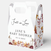 Herabsetzung der Liebe White Pumpkin Baby Dusche Geschenkschachtel (Geöffnet)