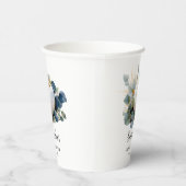 Herabsetzung der weißen Kürbis und der Vegetation Pappbecher (Rechts)