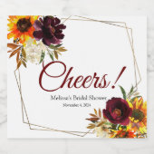 Herabsetzung des Champagnerlabels für Lieben Schaumweinetikett (Einzelnes Label)