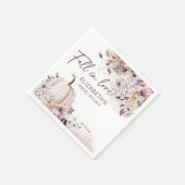 Herabsetzung des Liebe pastellfarbenen Blattkürbis Serviette (Ecke)