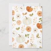 Herabsetzung in Liebe mit Babydusche Einladung (Rückseite)