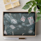 Herabstürzen der Kaninchenloch-Alice im Wunderland Seidenpapier (Geschenk)