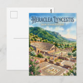 Heraclea Lyncestis Nordmazedonien Postkarte (Vorne/Hinten)
