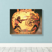 Heracles kämpfen Geryon Leinwanddruck (Insitu (Holzboden))