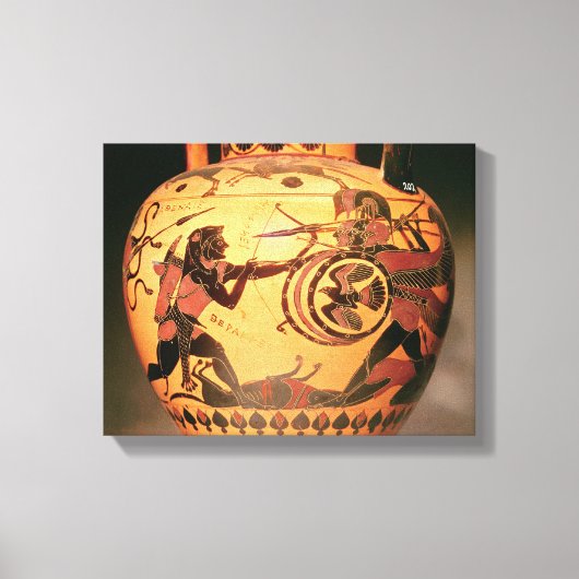 Heracles kämpfen Geryon Leinwanddruck (Vorderseite)