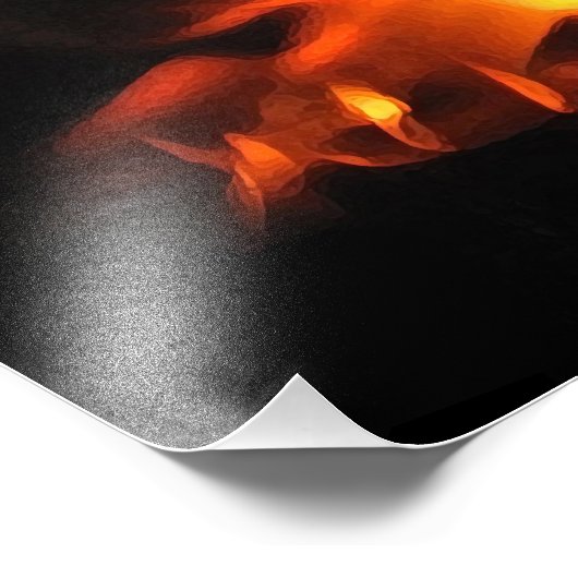 Heraclitus Everlasting Fire Foto Print (Ecke)