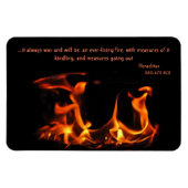 Heraclitus Everlasting Fire Magnet (Horizontal)
