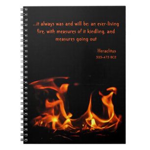 Heraclitus Everlasting Fire Notebook Notizblock