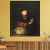 Heraclitus von Hendrick Bloemaert Leinwanddruck (Insitu (Wohnzimmer))