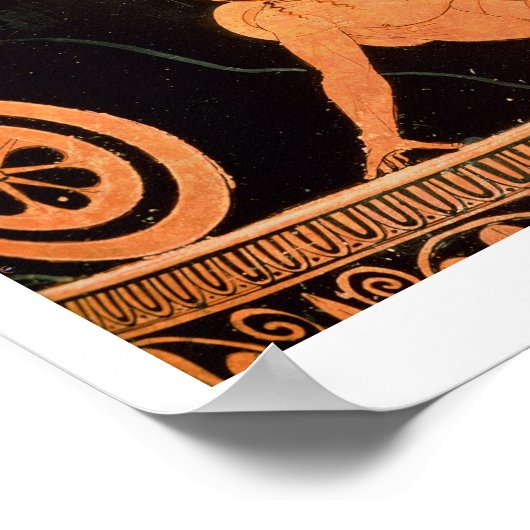 Herakles und griechische Helden, Details aus einem Poster (Ecke)