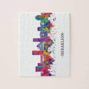 Heraklion Griechenland Skyline Puzzle