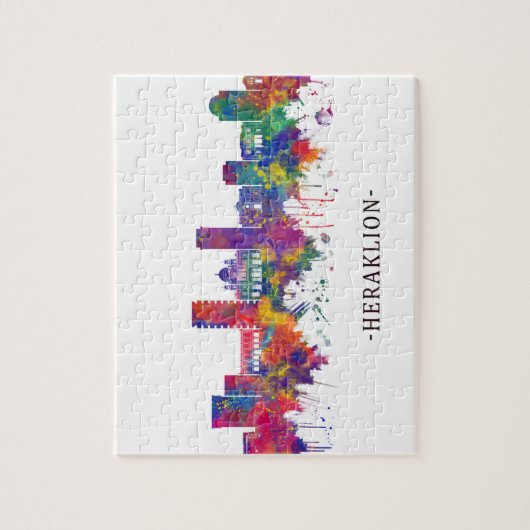 Heraklion Griechenland Skyline Puzzle (Vertikal)