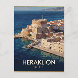 Heraklion Griechenland Venezianischer Hafen Reise Postkarte