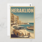 Heraklion, Heraklion. Grieche Berufung Postkarte (Vorne/Hinten)