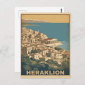 Heraklion, Heraklion. Grieche Berufung Postkarte (Vorne/Hinten)