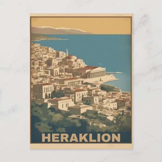 Heraklion, Heraklion. Grieche Berufung Postkarte (Vorderseite)