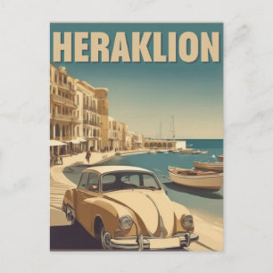 Heraklion, Iraklio. Griechenland Urlaub Postkarte