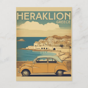 Heraklion, Iraklio. Griechenland Urlaub Postkarte