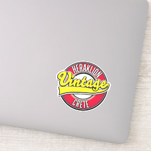 Heraklion Kreta Reiselogo Aufkleber