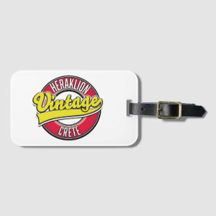 Heraklion Kreta Reiselogo Gepäckanhänger