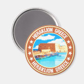 Heraklion Magnet (Vorderseite/Rückseite)