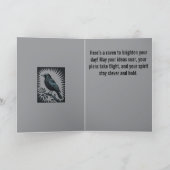 Herald of the Halo Raven Illustration Karte (Innenseite)