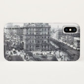 Herald Square 1899 N.Y iPhone Case (Rückseite (Horizontal))