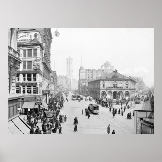 Herald Square, New York, 1905 Poster (Vorne)