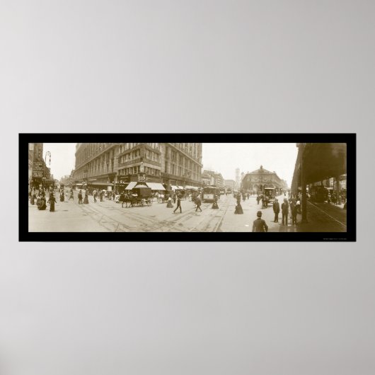 Herald Square, NYC Foto 1907 Poster (Vorne)