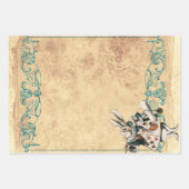 Herald White Rabbit Alice im Wunderland Geschenkpapier Set (Vorderseite)