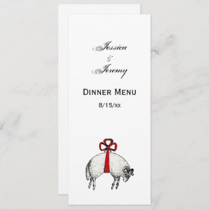 Heraldic Banded Fleece Ram Sheep Wappen Emblem Einladung