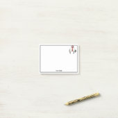 Heraldic Banded Fleece Ram Sheep Wappen Emblem Post-it Klebezettel (Auf Schreibtisch)