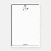 Heraldic Banded Fleece Ram Sheep Wappen Emblem Post-it Klebezettel (Vorderseite)