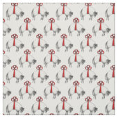 Heraldic Banded Fleece Ram Sheep Wappen Emblem Stoff (Muster)