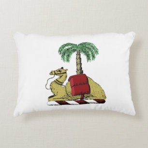 Heraldic Camel Palm Tree Color Coat of Arms Dekokissen