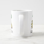 Heraldic Camel Palm Tree Color Coat of Arms Jumbo-Tasse (Rückseite)