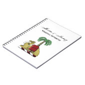 Heraldic Camel Palm Tree Color Coat of Arms Notizblock (Linke Seite)