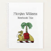 Heraldic Camel Palm Tree Color Coat of Arms Planer (Vorderseite)