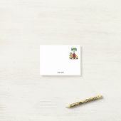 Heraldic Camel Palm Tree Color Coat of Arms Post-it Klebezettel (Auf Schreibtisch)