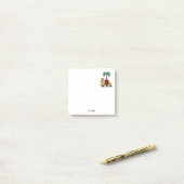 Heraldic Camel Palm Tree Color Coat of Arms Post-it Klebezettel (Auf Schreibtisch)