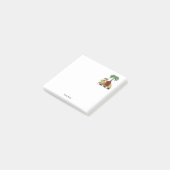 Heraldic Camel Palm Tree Color Coat of Arms Post-it Klebezettel (angewinkelt)
