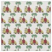 Heraldic Camel Palm Tree Color Coat of Arms Stoff (Muster)