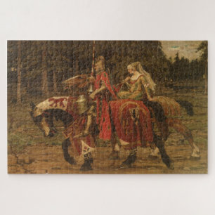 Heraldic Chivale von Alphonse Mucha Puzzle