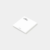 Heraldic Crown Crossed Schwerter Sabers Emblem Wap Post-it Klebezettel (angewinkelt)