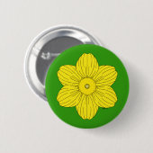 Heraldic Daffodil Button (Vorne & Hinten)