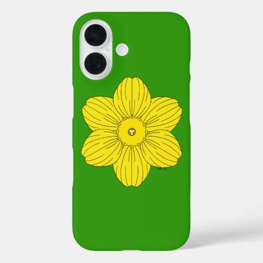Heraldic Daffodil Case-Mate iPhone Hülle (Rückseite)