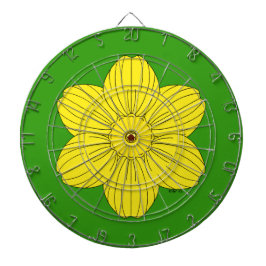 Heraldic Daffodil Dartscheibe
