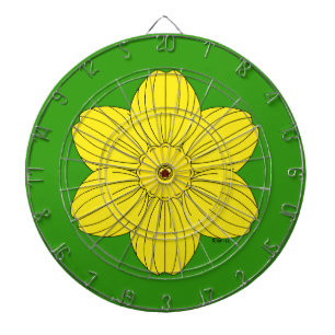 Heraldic Daffodil Dartscheibe